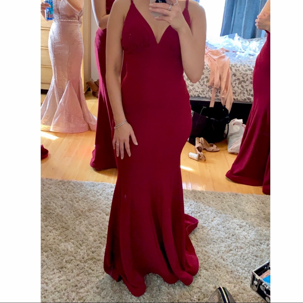 Red Evening Gown - Picture 2 of 5